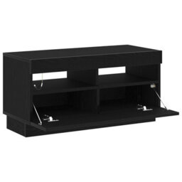Walplus Tv Cabinet Black 80 X 35 X 40 Cm Engineered Wood - thumbnail 4