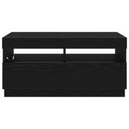 Walplus Tv Cabinet Black 80 X 35 X 40 Cm Engineered Wood - thumbnail 7