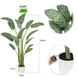 MCC Direct Artificial Plant Bird Of Paradise Tree Indoor House Plant 140Cm - thumbnail 6