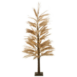 Beliani Outdoor Decoration Led Hauganes Christmas Tree 190 Cm Beige - thumbnail 1