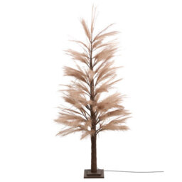 Beliani Outdoor Decoration Led Hauganes Christmas Tree 190 Cm Beige - thumbnail 5