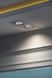 Luminosa Lighting Luminosa Olimp Plus Gu10 Twin Recessed Downlight White Structure - thumbnail 3