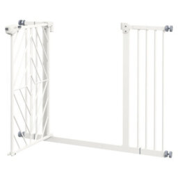 PawHut Pressure Fit Safety Gate W/ Auto Closing Door, Double Locking, 74-100Cm Openings - thumbnail 9