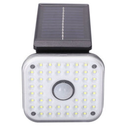 Solar Powered Outdoor Motion Sensor Light - 120 Lumen Wall Or Fence Mounted Lighting With Adjustable Bracket & 3 Lighting Modes - thumbnail 2