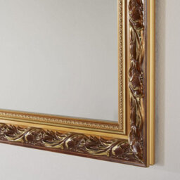 The Online Mirror Shop Wall Mirror Harlington Handcrafted And Finished Rectangular Shape With Antique Gold 120Cm X 95Cm For Hanging In Living Room - thumbnail 3