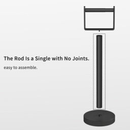 CLEFFNS Heavy Duty Toilet Paper Holder Stand, Stable Weighted Base Toilet Paper Holder Free Standing, Stainless Steel Toilet Paper Roll - thumbnail 7