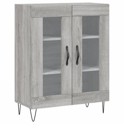 Berkfield Classic Sideboard Grey Sonoma 69.5X34X90 Cm Engineered Wood - image 1