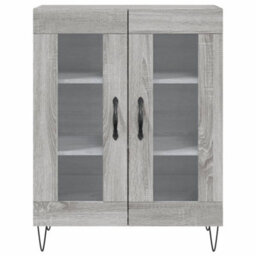 Berkfield Classic Sideboard Grey Sonoma 69.5X34X90 Cm Engineered Wood - thumbnail 5
