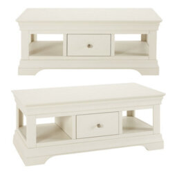 The Furniture Market Wilmslow White Painted 1 Drawer Coffee Table - thumbnail 7