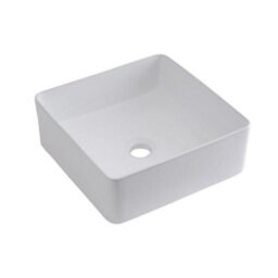 Homestylestore 840mm Antique White And Oak Bathroom Vanity Unit With Square Countertop Basin And Bronze Round Handle - thumbnail 4