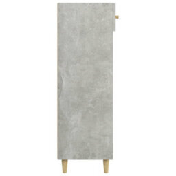 Berkfield Shoe Cabinet Concrete Grey 60X35X105 Cm Engineered Wood - thumbnail 8