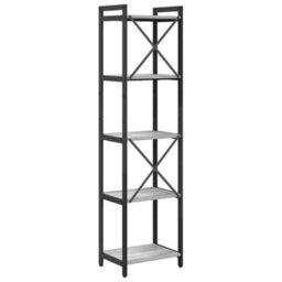 Berkfield Bookcase Grey Sonoma 40 X 30 X 153 Cm Engineered Wood - thumbnail 7