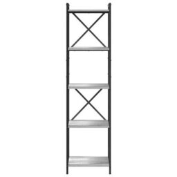 Berkfield Bookcase Grey Sonoma 40 X 30 X 153 Cm Engineered Wood - thumbnail 5
