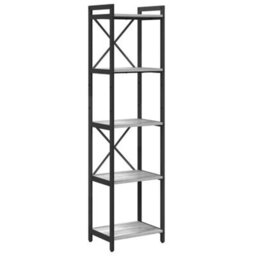 Berkfield Bookcase Grey Sonoma 40 X 30 X 153 Cm Engineered Wood - thumbnail 2
