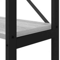 Berkfield Bookcase Grey Sonoma 40 X 30 X 153 Cm Engineered Wood - thumbnail 8