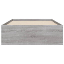 Berkfield Bed Frame With Drawers Without Mattress Grey Sonoma 90X190 Cm Single - thumbnail 6