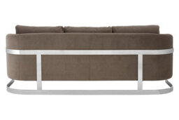 Orsina Luxe 3 Seater Grey Velvet Sofa,lounge Couch With Scatter Cushions,sofa Seat With Slim Armrests,velvet Couch - thumbnail 5