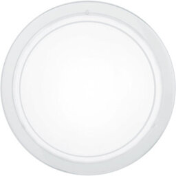Stylish Wall Or Ceiling Flush Light With White Shade And E27 Bulb Socket - thumbnail 1