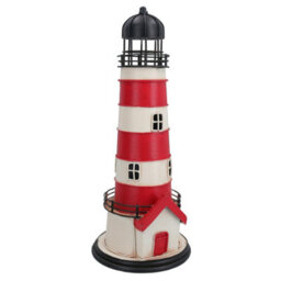 AB Tools Quality Historical Metal Vintage Light House Metal Model Replica Ornament Gift