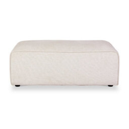 Hugo Natural Haze Xl Footstool - Fully Assembled By Roseland Furniture - thumbnail 2