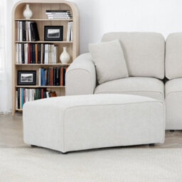 Hugo Natural Haze Xl Footstool - Fully Assembled By Roseland Furniture - thumbnail 4