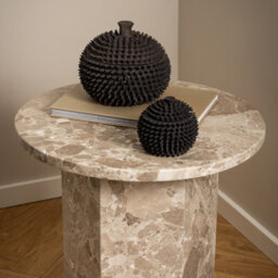 Furniture To Go Naxos Side Table In Brown Marble - thumbnail 4