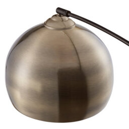 Teamson Home Arc Curved Standing Floor Lamp With Faux Marble Base, Antique Brass - 110 X 32 X 173 (Cm) - thumbnail 8