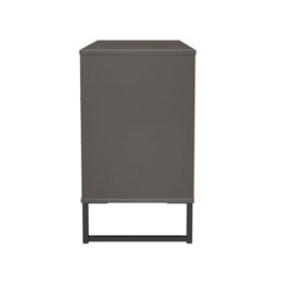 Beijing 6 Drawer Midi Chest Of Drawers In Graphite (Ready Assembled) - thumbnail 3