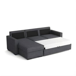 Tokio D Green Reversible Corner Sofa Bed Modern Design With Pull Out Sleep Function And Built In Storage - thumbnail 5