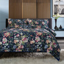 Deyongs Spring Flowers Cotton Bedline, Floral Duvet Set, Soft & Breathable - thumbnail 1