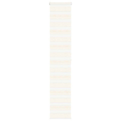 Berkfield Zebra Blind Marble Beige 40X200 Cm Fabric Width 35.9 Cm Polyester - image 1