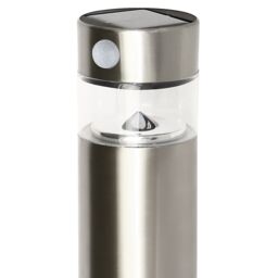 GoodHome Kiana Stainless Steel Solar-Powered Integrated Led Outdoor Post Light - thumbnail 6