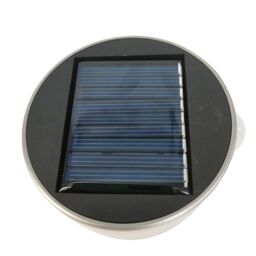 GoodHome Kiana Stainless Steel Solar-Powered Integrated Led Outdoor Post Light - thumbnail 4