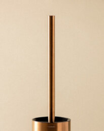 Cosmic Toilet Brush, Free-Standing, Brushed Gold Pvd, Architect S+ Collection - thumbnail 4