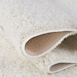 The Rugs White Soft Plain Design Fluffy Shaggy Rugs And Runners High Pile Living Room Kitchen Hallway 380 - thumbnail 5