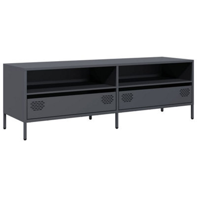 Berkfield Industrial Tv Cabinet Anthracite 135X39X43.5 Cm Cold-Rolled Steel - image 1