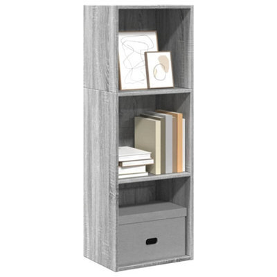 Berkfield Bookcase Grey Sonoma 40X30X114 Cm Engineered Wood - image 1