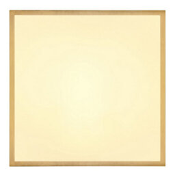 Luminosa Lighting Luminosa Tibey 35Cm Square Flush Ceiling Light Brass-Coloured Matt Led 3000K - thumbnail 4