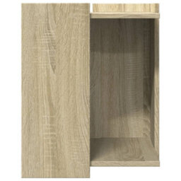 Walplus Sonoma Oak Cat Litter Box Enclosure 42X42X51 Cm Engineered Wood - thumbnail 5