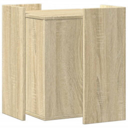 Walplus Sonoma Oak Cat Litter Box Enclosure 42X42X51 Cm Engineered Wood - thumbnail 6
