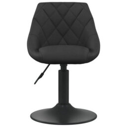 Walplus Swivel Dining Chairs 2 Pcs Black Velvet - thumbnail 4