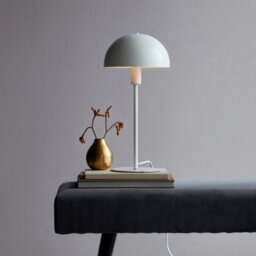 Nordlux Ellen Metal Table Lamp Dome Shade White,mains - thumbnail 1