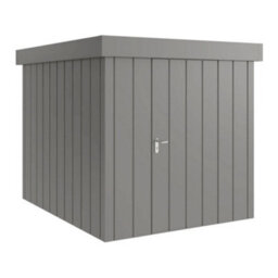 Hormann Juno Jfd6 Modern With Flat Roof Grey Aluminium 214 X 262 Cm 7X8.5Ft