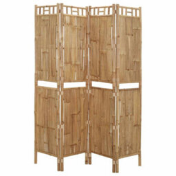 Walplus 4-Panel Room Divider Bamboo 160X180 Cm - thumbnail 3