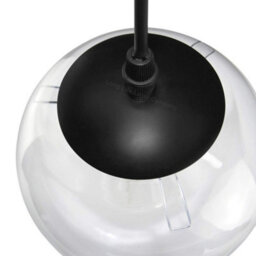 Long Life Lamps Company Vintage Clear Glass Globe Pendant Light Shade M0086 - thumbnail 4