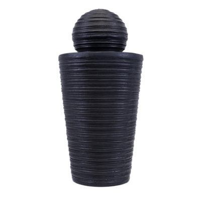 Gardenwize Garden Outdoor Round Ball & Plinth Solar Powered Water Fountain Feature - image 1