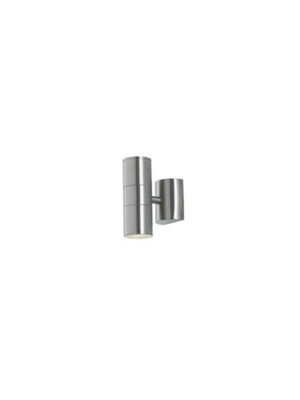 Luminosa Lighting Luminosa Jump Outdoor Up Down Wall Light Steel Ip44, Gu10
