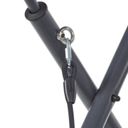 Beliani Patio Swing Solagna Metal Light Grey - thumbnail 9