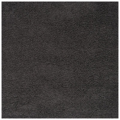 The Rugs Dark Grey Soft Plain Design Fluffy Shaggy Rugs And Runners High Pile Living Room Kitchen Hallway 380 - image 1