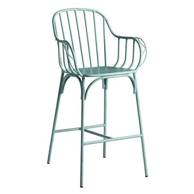 Dover Bar Stool - Alu Frame Blue - image 1
